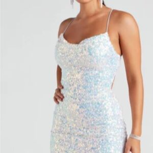 Windsor Iridescent Sequin Mini Dress LIKE NEW CONDITION!